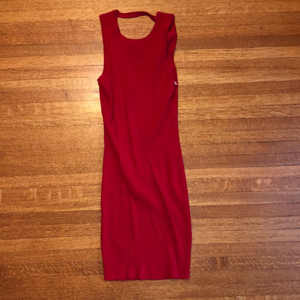 Ribbed bodycon dress